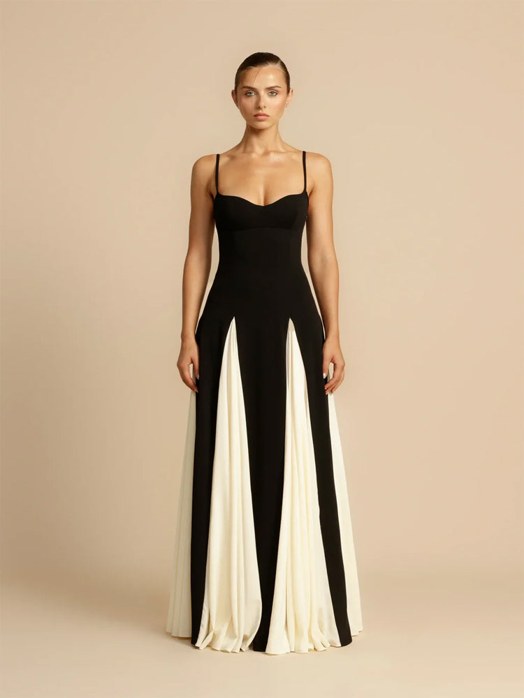 Elegant High Waist Maxi Dress